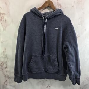 FIGS Hoodie Womens Medium Blue Pullover Sweatshirt w21lw1006 2100 Shift